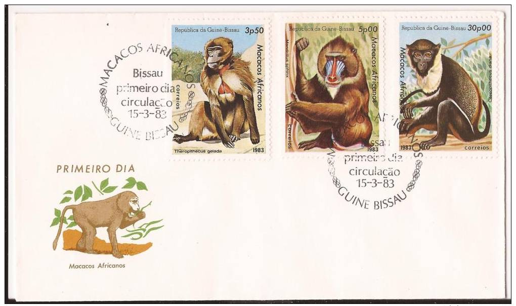 Three Monkeys Stamps On Cover - Sonstige & Ohne Zuordnung