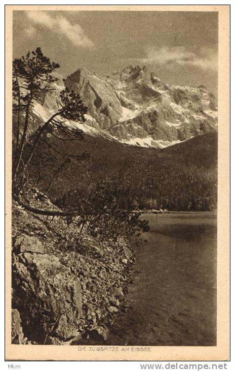 Die Zugspitze Am EIbsee - Zugspitze