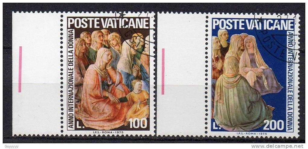 Vatican - 1975 - Yvert N° 609 & 610 - Oblitérés