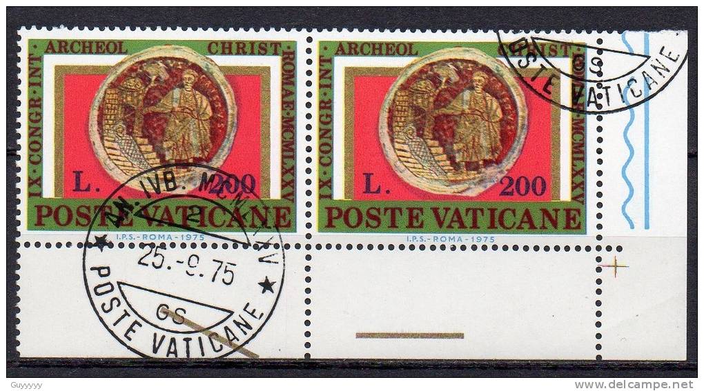 Vatican - 1975 - Yvert N° 600 à 602 - Gebraucht