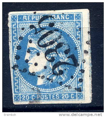 N46 R2 Cote 25€ - 1870 Bordeaux Printing