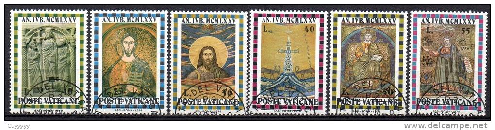 Vatican - 1975 - Yvert N° 582 à 592 - Usati