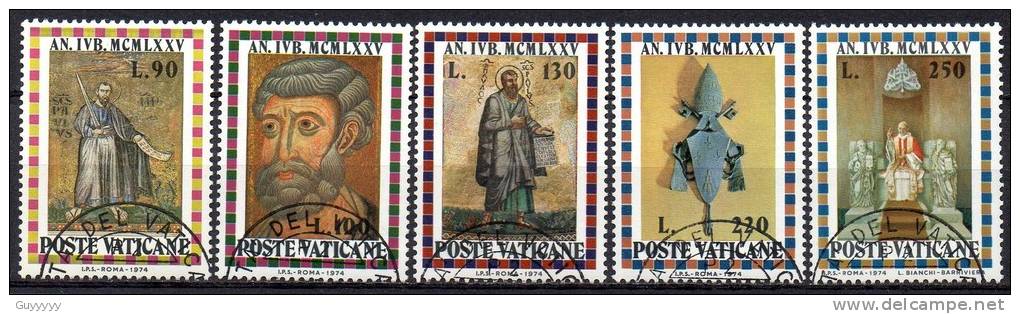Vatican - 1975 - Yvert N° 582 à 592 - Used Stamps