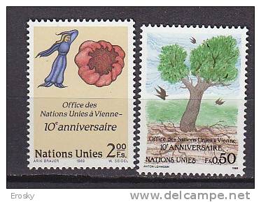 H0660 - ONU UNO GENEVE N°178/79 ** - Ungebraucht