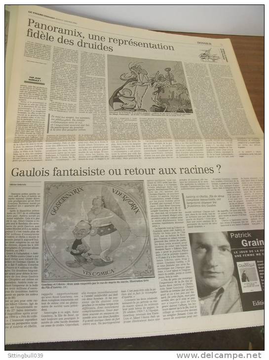 Astérix, Le Dernier Mythe Français. Vedette Du Festival D'Angoulême, Dans Le Figaro Littéraire, Suppl. Su 27/01/2000 - Advertentie