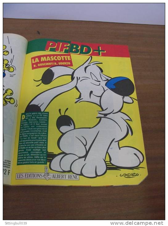 LA FÊTE ASTERIX Dans PIF N° 1048 De 1989. N° Presque Entièrement Consacré à Astérix Et Ses Amis + BD La Mascotte. - Advertentie