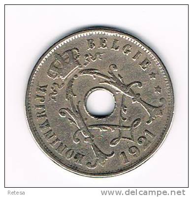 00   ALBERT I  - 25 CENTIEM 1921 VL - 25 Centimes