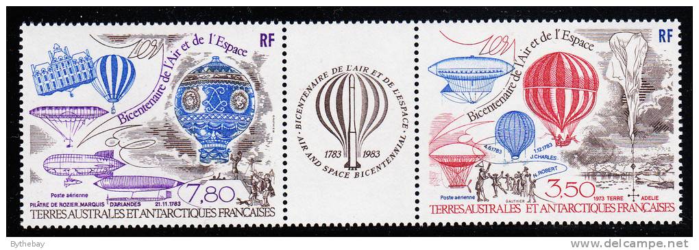 French Southern & Antarctic Territory Scott #C82a MNH Manned Flight Centenary - Various Balloons And Airships - Unused Stamps