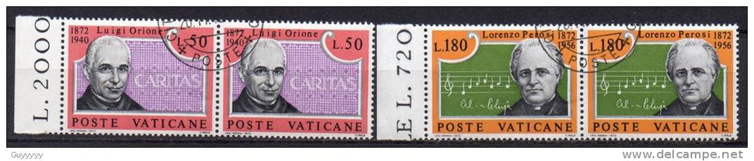 Vatican - 1972 - Yvert N° 547 & 548 - Oblitérés