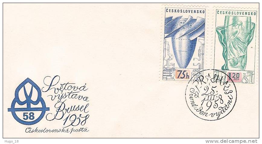 FDC  Ceskoslovensko:  1958 - FDC