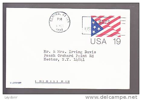 Postal Card - U.S. Flag -Elmira, N.Y. - 1981-00