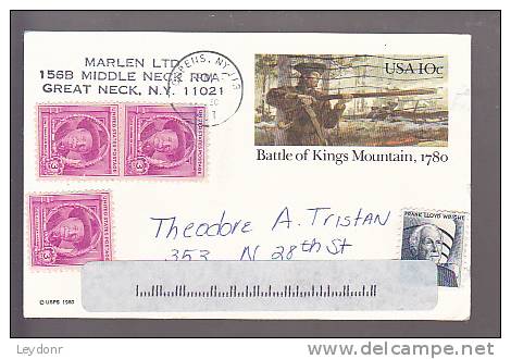 Postal Card - Battle Of Kings Mountain - Marlen LTD - 1981-00