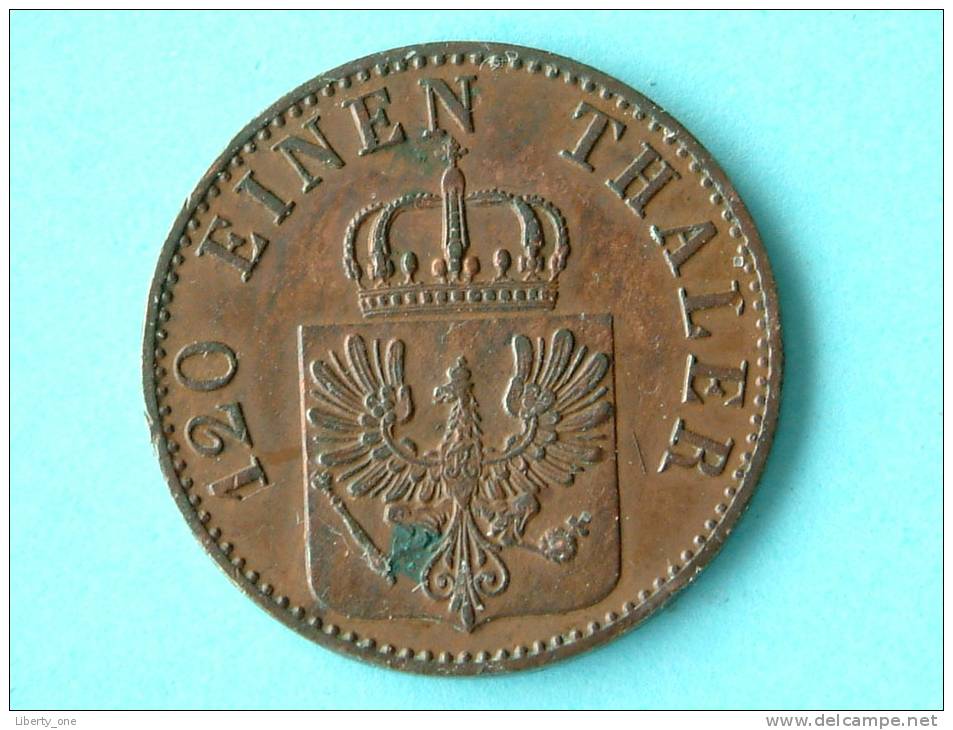 1862 A - 3 PFENNINGE ( 120 Einen Thaler ) / KM 482 ( Uncleaned Coin / For Grade, Please See Photo ) !! - Taler Et Doppeltaler