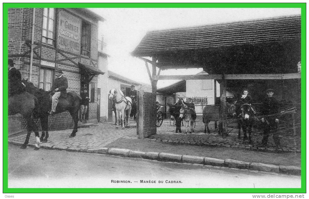 ROBINSON- Manége Du Cadran. (recto Verso) - Andere & Zonder Classificatie