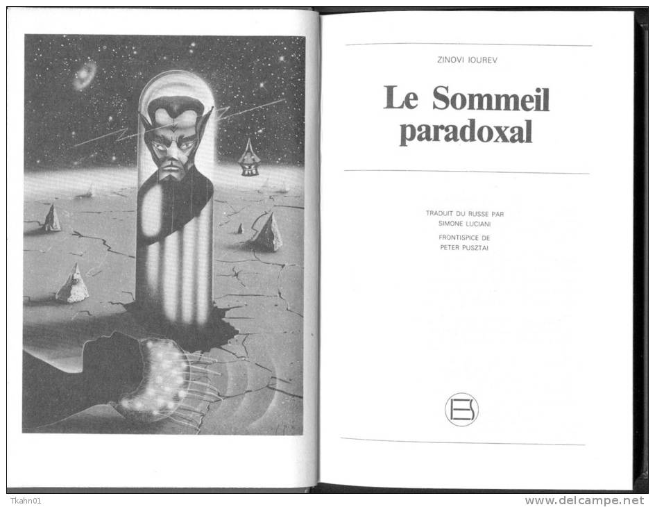 FRONTISPICE-EDITO-SERVICE   " LE SOMMEIL PARADOXAL  " ZINOVI-IOUREV  DE 1983 - Edito-Service