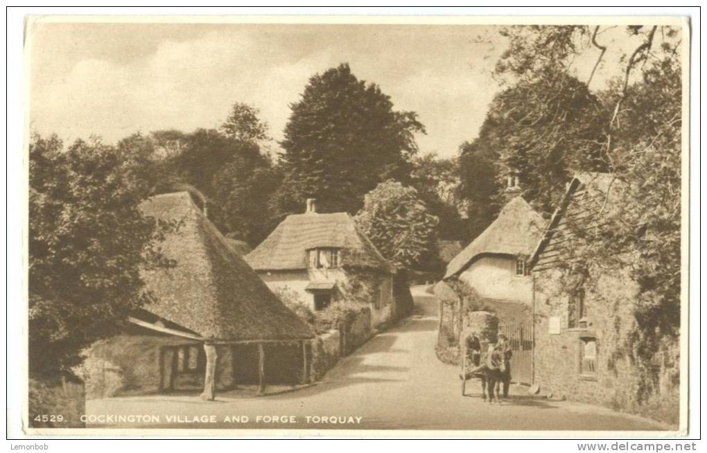 UK, United Kingdom, Cockington Village And Forge, Torquay, 1950 Used Postcard [P7658] - Torquay