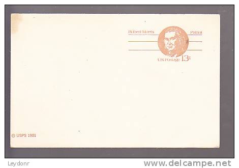 Postal Cards - Robert Morris - - 1981-00