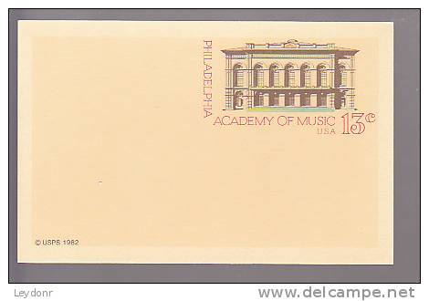Postal Cards - Philadelphia Academy Of Music - 1981-00