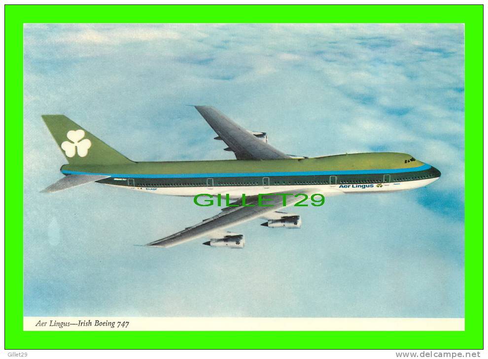 AIR PLANE - AER LINGUS - IRISH BOEING 747 0 - 1946-....: Ere Moderne