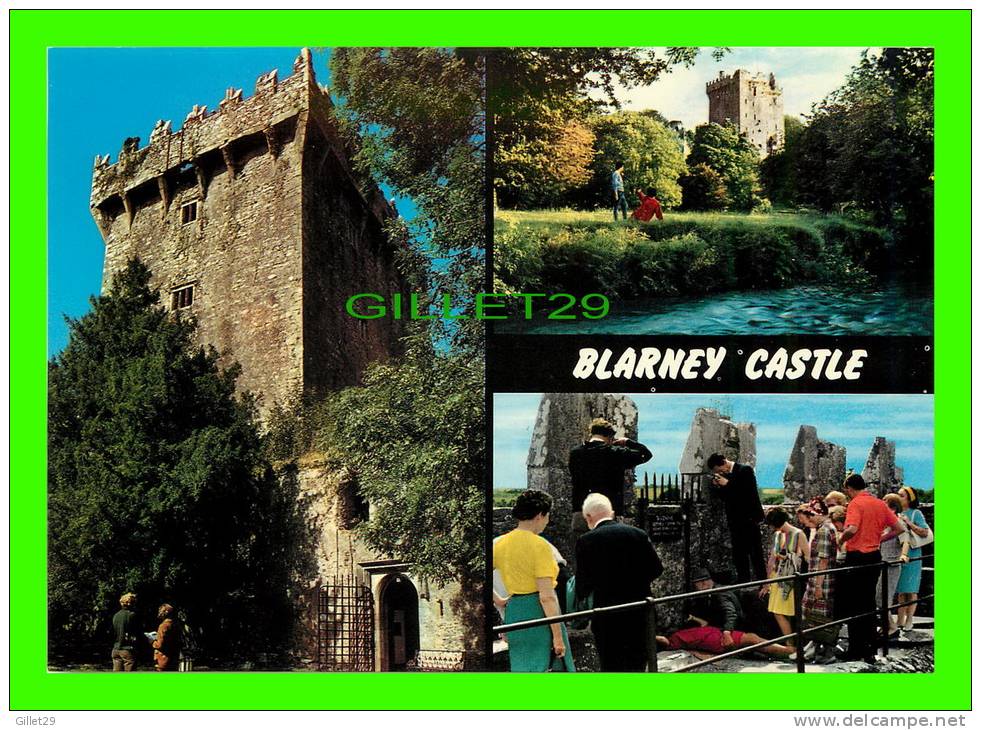 CORK, IRELAND - BLARNEY CASTLE - 3 MULTIVIEW - PUB. BY JOHN HINDE - - Cork