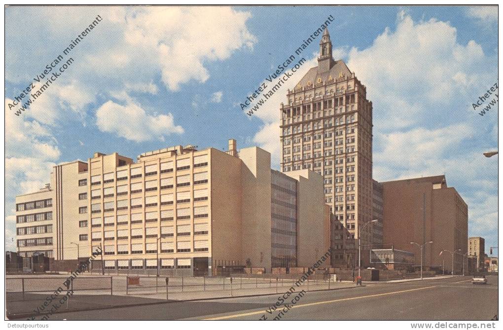 ROCHESTER NY : EASTMAN KODAK Office Tower & Camera Works / Usine Appareils Photo Kodak - Rochester