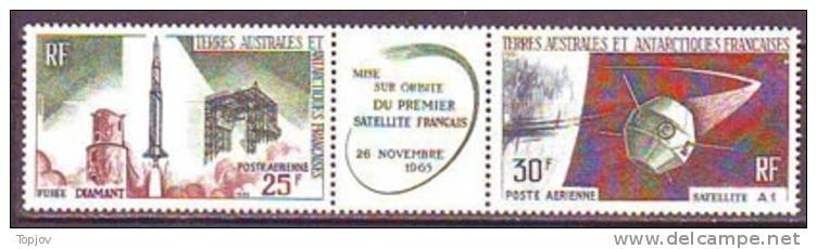 T.A.A.F. - ANTARCTIC - SATELITE  A1 - SPACE  - **MNH - 1966 - Oceania