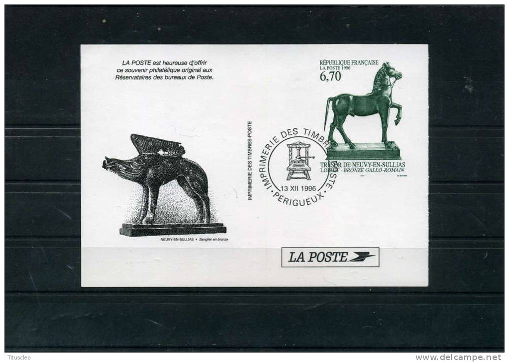 FRANCE Souvenir La Poste 1995** 6,70€ Etude Pour Le Rêve Du Bonheur Pierre Prud´hon - Pseudo-officiële  Postwaardestukken