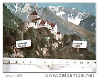 LIECHTESTEIN  VADUZ CASTLE  V1963 DL313 - Liechtenstein