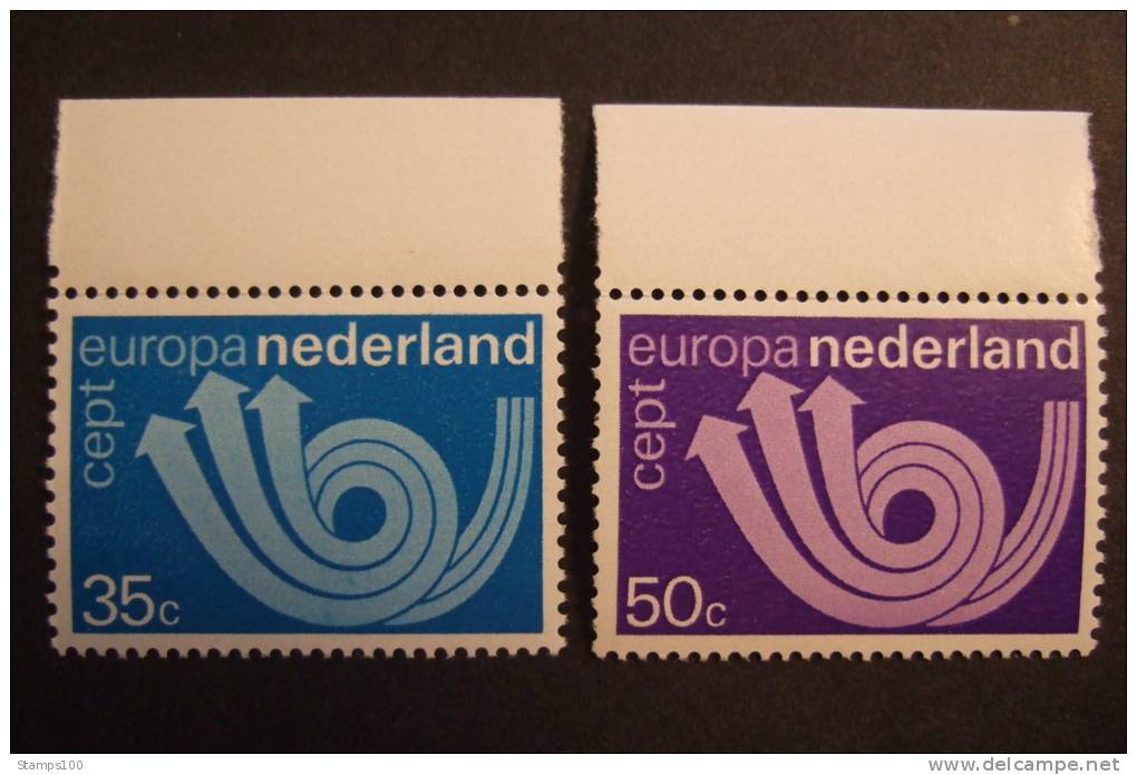 NETHERLANDS  1973  NVPH  1030/31   EUROPE CEPT     MNH **  (P29-005) - 1973