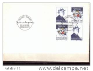 Sweden, 1983. H.Bergman,author, Circus, Performance, FDC - FDC