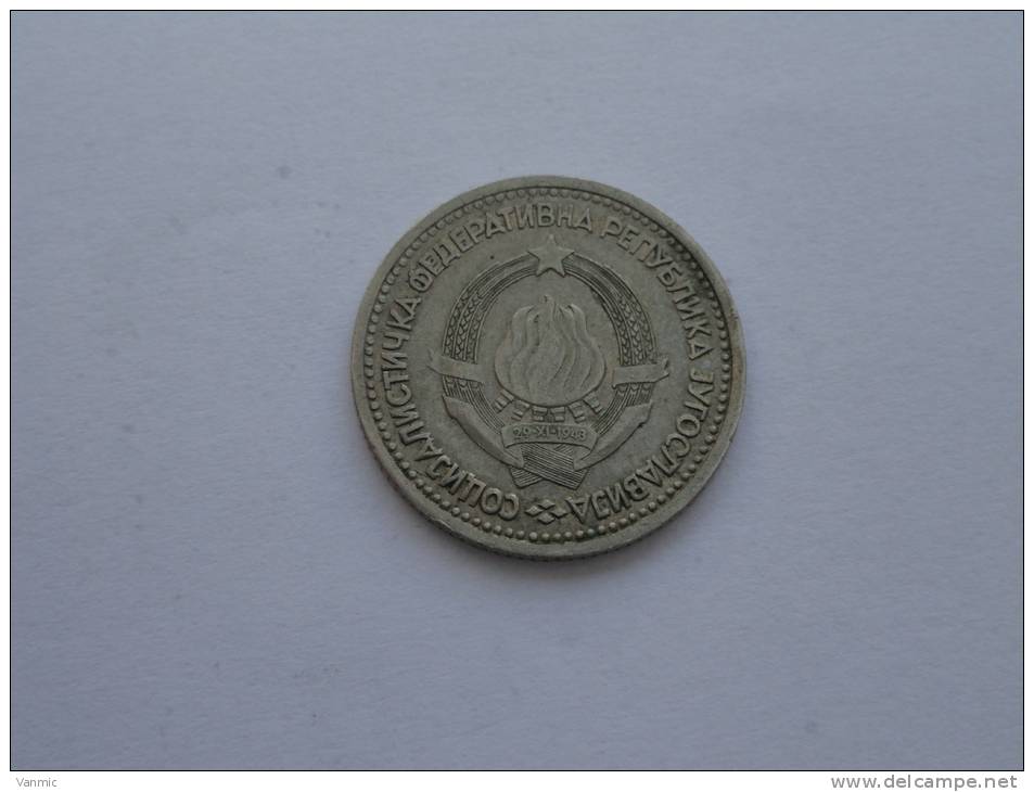 1965 - 1 Dinar - Yougoslavie - Yougoslavie