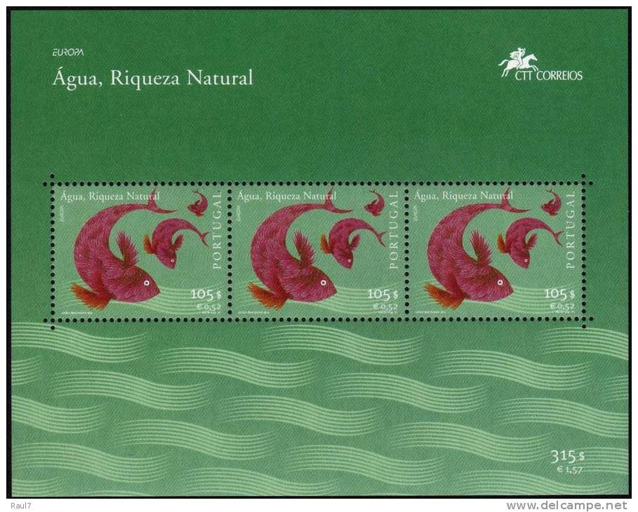 EUROPA 2001 - PORTUGAL - BF NEUF ** (MNH) - 2001