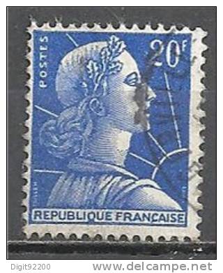 1 W Valeur Oblitérée,used - FRANCE - YT Nr 1011B * 1955/1959 - N° 3-6 - 1955-1961 Marianna Di Muller