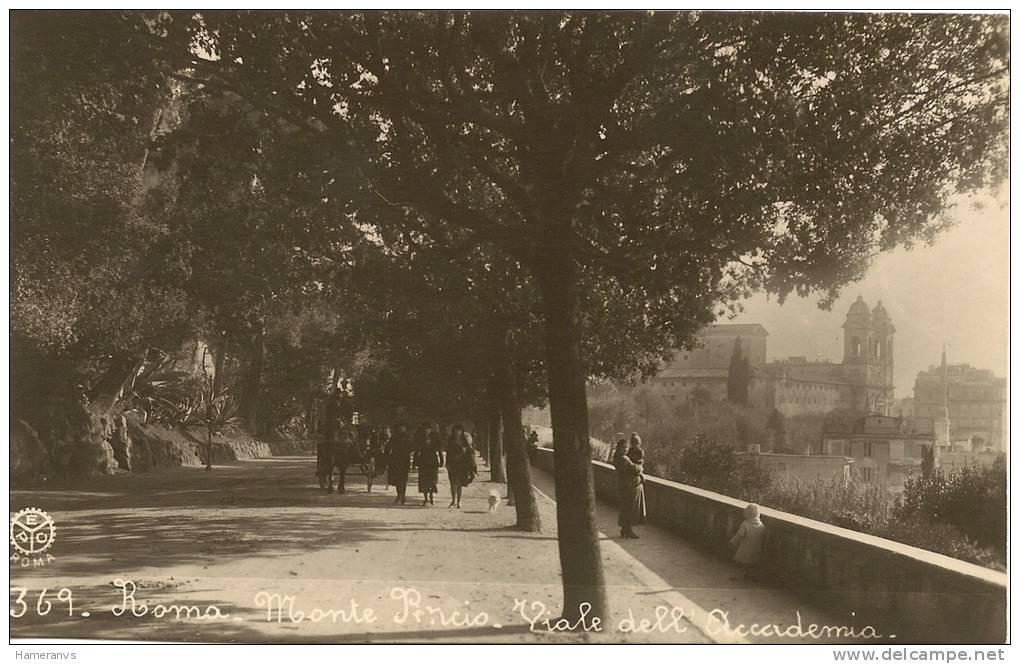 Roma - Monte Pincio - Viale Accademia - Fotografica - HP418 - Parchi & Giardini