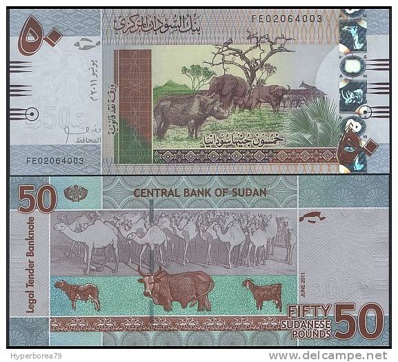 Sudan P 75 A - 50 Pounds June 2011 - UNC - Soedan