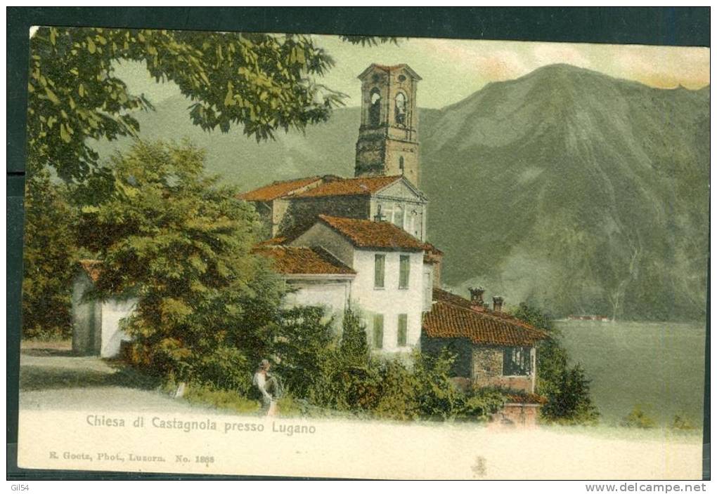 LUGANO -- Chiesa Di Castagnola Presso.  - Sv30 - Agno