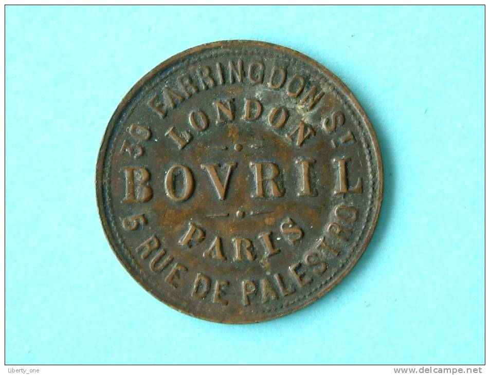 BOVRIL - LE PLUS MERVEILLEUX ALIMENT DU SIECLE PARIS / LONDON ( Uncleaned - For Grade, Please See Photo ) ! - Professionals / Firms