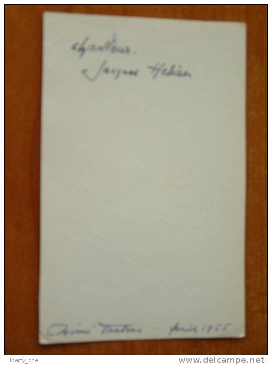 JEAN-LOUIS TRISTAN Photo ? ( Anno 1955 - Zie Foto Voor Details ) ! - Autographs
