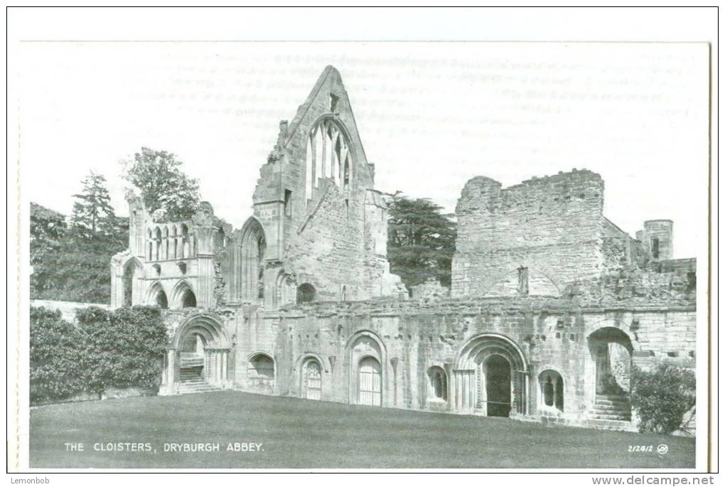 UK, United Kingdom, The Cloisters, Dryburgh Abbey, 1920s Unused Postcard [P7816] - Berwickshire