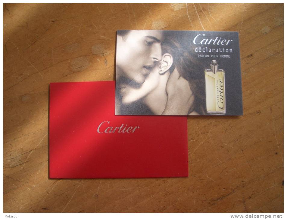 Carte Cartier Declaration A/enveloppe - Modernes (à Partir De 1961)