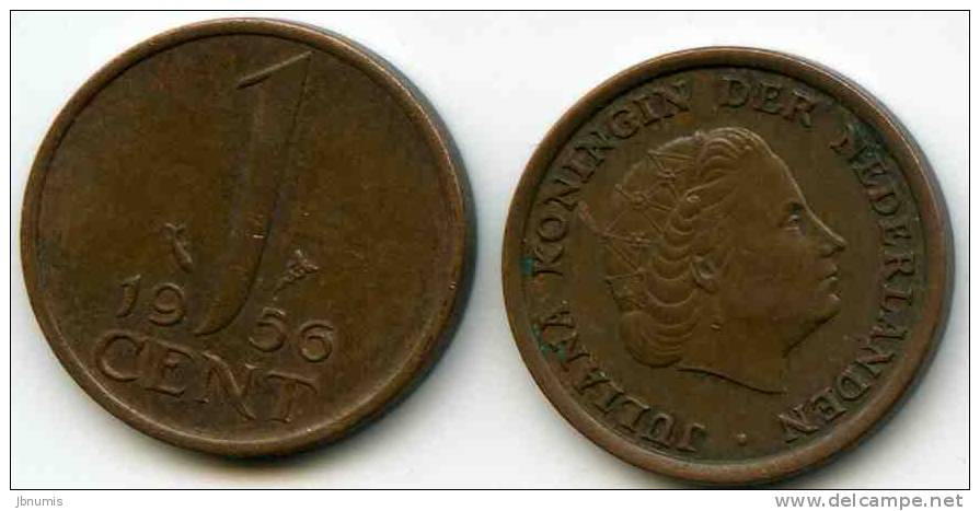 Pays-Bas Netherland 1 Cent 1956 KM 180 - 1948-1980 : Juliana