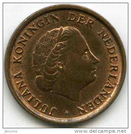 Pays-Bas Netherland 1 Cent 1980 Coq Sans étoile KM 180 Rare - 1948-1980 : Juliana