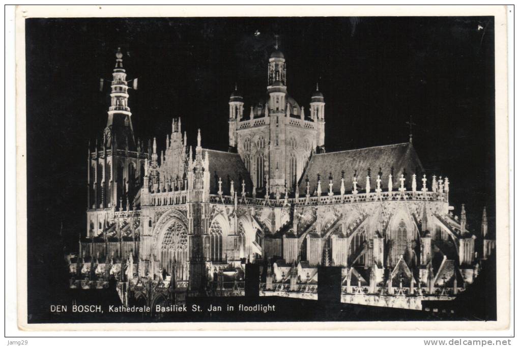 Nederland/Holland, Den Bosch, St. Jan In Floodlight, 1962 - 's-Hertogenbosch