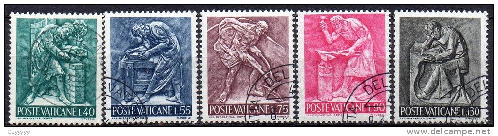 Vatican - 1966 - Yvert N° 441 à 450 - Usados