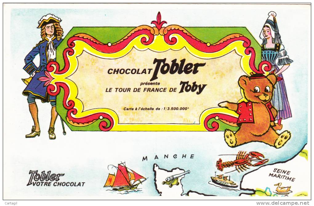 Publicité Chocolat Tobler (voir Descriptif Et Scans) - Cioccolato