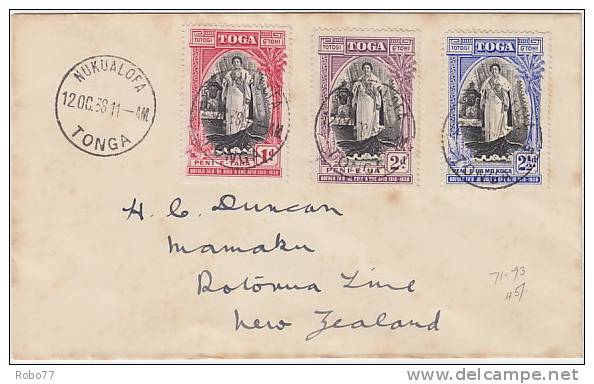 Cover 1938 Tonga. (H162c005) - Tonga (...-1970)