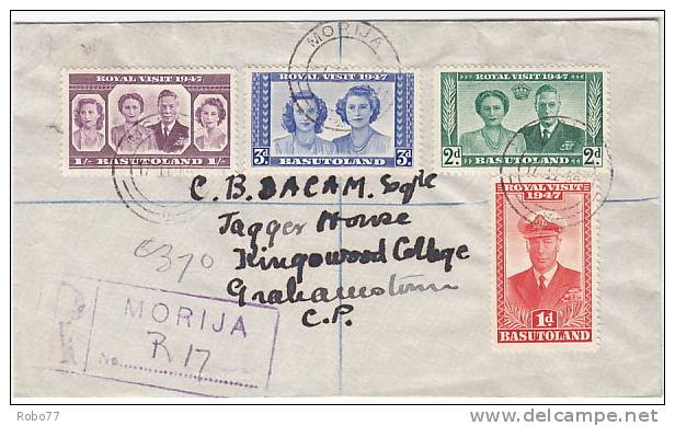 Registered Cover 1947 Basutoland. (H237c001) - Otros & Sin Clasificación