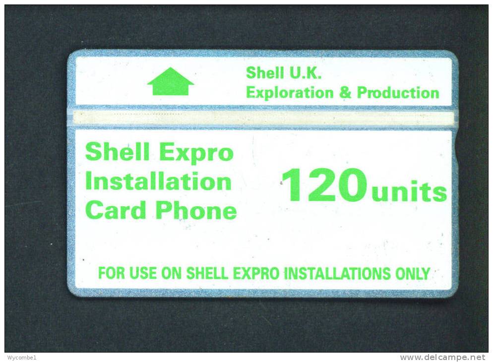 UK (OFFSHORE -OIL/GAS RIG)  -  Optical Phonecard  As Scan - Plateformes Pétrolières