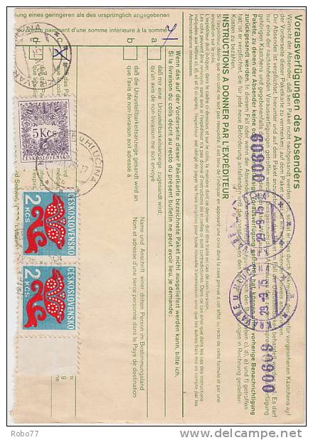 Czechoslovakia .Postage Due 1975. Eiserfeld - Eisener 15.9.1975... (B06025) - Timbres-taxe