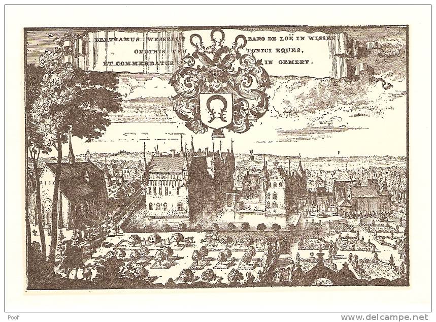 Rijkhoven - Bilzen : Landcommanderij Alden Biesen -- De Gebouwen V/d Commanderij  Gemert Bij S'Hertogenbosch In 1700 - Bilzen